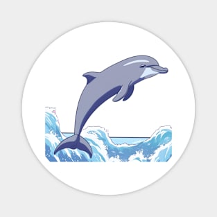 Animal - Dolphin and Water Magnet